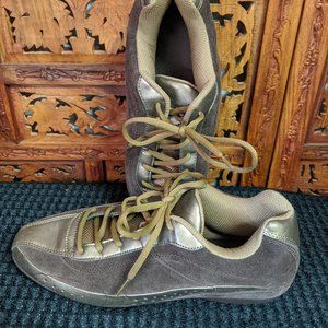 Energaire Brown Copper leather suede Sneakers 11